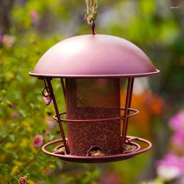 Other Bird Supplies 1 Piece Feeder For Outdoors Hunging As Shown Metal Waterproof Outside Wild Feeders Garden