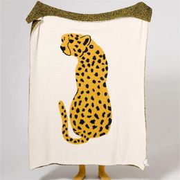 Blankets 1pcs Animal Pattern Bed Blanket Super Soft Comfortable Lightweight Breathable Throw For Couch Sofa