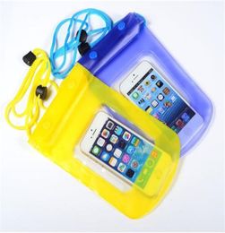 Swimming Waterproof Cameras Pouch Case Bags Ski Beach For Mobile Phone Dry Bag Pool Accessories Bags6614089