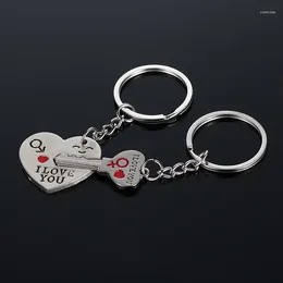 Party Favour By China Registered Air Mail Post! 1 Pair Key To My Heart Keychain Wedding Favours And Gifts Supplies!