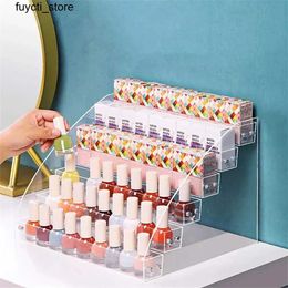 Storage Boxes Bins 6-layer acrylic nail polish display shelf jewelry cosmetics lipstick sunglasses transparent storage box S24513