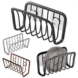 Kitchen Storage 1PC Sink Sponge Rack Drain Shelf Stainless Steel Wire Ball Rag Organizer Holder