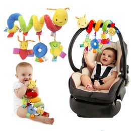 Mobiles Baby Crib Hanging Rattles Toys Car Seat Toy Soft Stroller Cot Spiral Pram Dolls For Babies Born Gift 231026 Drop Delivery Kids Ots2I