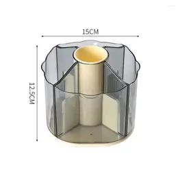 Storage Boxes Acrylic Makeup Brush Holder 360 Rotating Box Organizer For Home Bedroom Desk Different