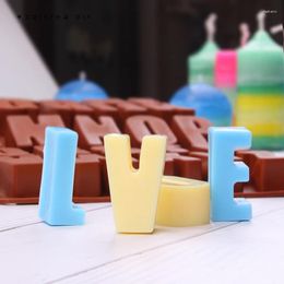 Baking Moulds 26 English Alphabet Letters Chocolate Silicone Mould Cake Mould Candy Fondant Moulds Accessories Kitchen