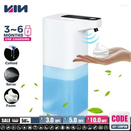 Liquid Soap Dispenser Automatic Foam Auto Alcohol Sprayer USB Charging Intelligent Touchless Sensor