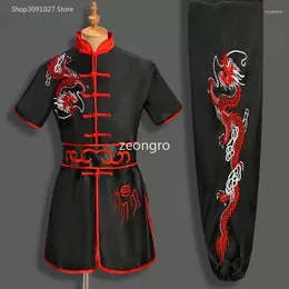 Ethnic Clothing 2024 Chinese Vintage Wushu Uniform Costume Clothes Martial Arts Warrior