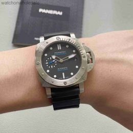 Original 11 Unisex Panerei Watches Highend Brand Logo 10a Designer Watches New Sea Submarine Series Pam00973 Precision Steel Automatic Mechanical Watch