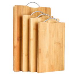 Carbonised bamboo chopping blocks kitchen fruit board large thickened household cutting boards3654550