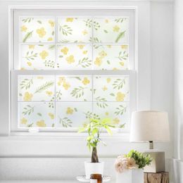 Window Stickers DKtie Static Glass Film Decoration Loop Pattern Privacy Protection Bedroom Home BLT3083