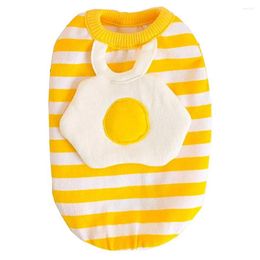 Dog Apparel Egg Costume Outdoor Pet Vest Spring Summer Clothing Clothes Supplies Pattern