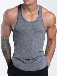 Men's Tank Tops Gym Clothing Men Top Sleeveless Shirt Basketball Outdoor Fashion Leisure Breathable Four Seasons Quick Dry Sport Vests