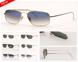 Fashion Mens Sunglasses womens Design Sun Glasses Woman Eyeware Double Bridge UV Protection Glass Lenses Des Lunettes De Soleil wi6375164