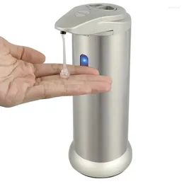 Liquid Soap Dispenser Dispensers Kitchen Bathroom Touchless IR Sensor Hands 300ML Automatic