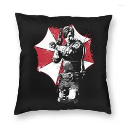 Pillow Vintage Umbrella Corporation Square Cover Home Decor Video Game S Throw Case For Sofa Double-sided Printing