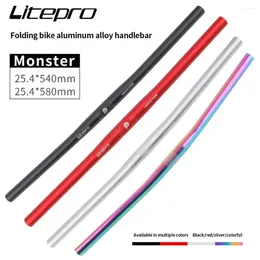 Chopsticks Horizontal Handle Bar High-strength Universal Monster Litepro Cycling Accessories Straight Folding Durable 22.2mm