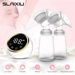 Breastpumps Electric breast pump LCD touch screen control USB charging massage milk manufacturer baby Accesorios care free of bisphenol A Q240514