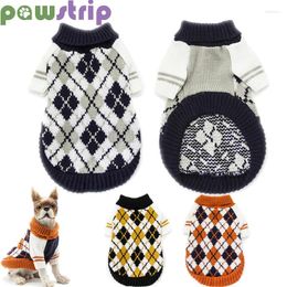 Dog Apparel Sweater Winter Warm Knitted Pet Clothes For Small Medium Dogs Cats Fashion Thiecken Coat Chihuahua Pug Clothing