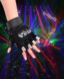 Green Red Laser Gloves With 4pcs 532nm 80mW Laser LED Stage Gloves Luminous Gloves For DJ Club dance Party Show decoration7482114