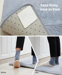 48PCS Anti Skid Rug Carpet Mat Grippers Stopper Tape Sticker Non Slip AntiOffset Pad For Bathroom Living Room Door Stairs2031992