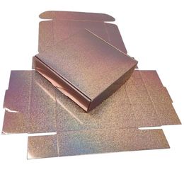 20pcs Rose Gold Glitter Holographic Gift Box012345678533883