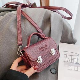 Bag Crocodile Print Mini Tote 2024 Fashion High-quality PU Leather Women's Designer Handbag Simple Shoulder Messenger