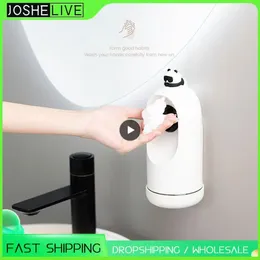 Liquid Soap Dispenser Bubble Washing Mobile Phone Desk Dual-purpose Bathroom Accessory Container 2024 Automatic Induction 300ml
