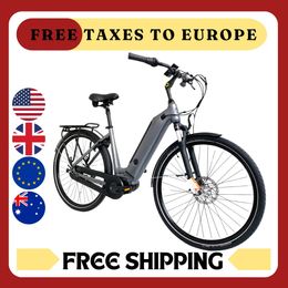 Electric city bike 36V 250W Bafang M400 mid drive motor electric bike 28 inch electric bicycle with SHIMANO inner 7 speed