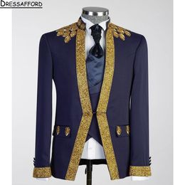 New Tuxedos White Men Shawl Lapel Groom Suits Blazer 2 Piece Dobby Prom Party Dinner Jacket Attire Custom Made