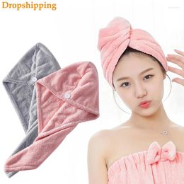 Towel Drop Dry Hair Cap Towels Wrap For Women Curly Spa Turban Microfiber Rapid Drying Bath Shower