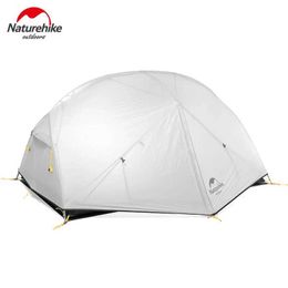 Tents and Shelters Naturehike Mongar 2 Tent Ultra Light Double Professional Outdoor Camping Mountain Windproof Rainproof TentQ240511