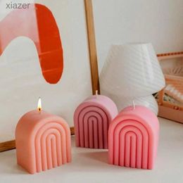 Scented Candle Home Decoration Candle Arch Geometry Abstract Fragrance Candle Birthday Gift Girl Home perfume Table Decoration and Accessories WX