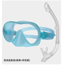 Diving goggles waterproof anti-fog 2024 new Snorkelling equipment mask scuba glasses all-inclusive silicone