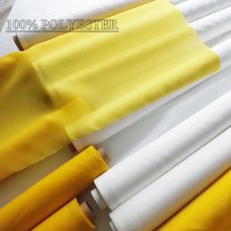 Shower Curtains Factory Supply Screen Print Yellow Mesh 54T 64um 220cm Width 50Meters