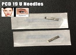 NEW PCD 19 U Needles Permanent Makeup Blades Eyebrow Needles 19 Manual Eyebrow for Tattoo Pen Needles 9915215