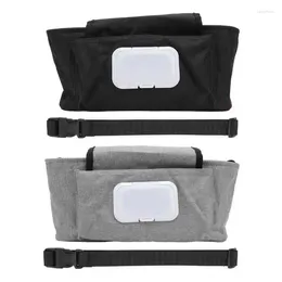 Storage Bags Stroller Cup Holder Bag Wearable Large Capacity Organizer Compact For Travel Treat