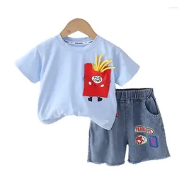 Clothing Sets Summer Baby Girls Clothes Suit Children Boys T-Shirt Shorts 2Pcs/Sets Toddler Casual Sports Costume Infant Kids Sportswear