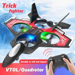 Electric/RC Aircraft New S98 Radio-Controlled Aircraft 2.4G Gravity UAV Remote Control Fighter EPP Foam Glide Model Aircraft Childrens Toy Gift T240513