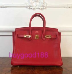AAbirdkin Delicate Luxury Designer Totes Bag 25 Red Gold Hardware Bag Women's Handbag Crossbody Bag