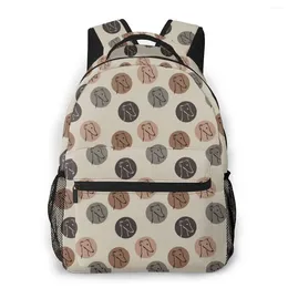 Backpack Cartoon Greyhound Women Anti-theft Shoulder Bag School For Teenager Girls Backapck Female