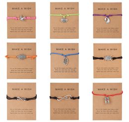 RINHOO Life Tree Charm Bracelets for Women Men Children Lucky Red String Friendship Wish Bracelets Jewellery Gift Adjustable2365591