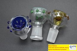 Glass Bowl for Bongs hookah Bowls Pipes slides bong smoking piece oil rigs pieces 14mm 18mm male female ZZ