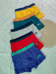 Panties Childrens underwear cotton boys and teenagers boxer shorts 5 packsL2405