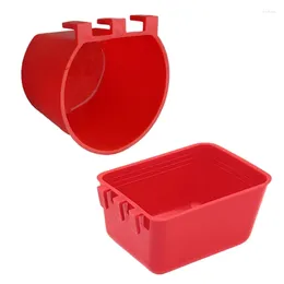 Other Bird Supplies Hangable Cage Cups For Poultry Chicken Seed Cup Feeding Bowl Container Feeders 20pcs 6XDE