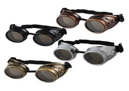 Party Favour 1000pcs new Unisex Gothic Vintage Victorian Style Steampunk Goggles Welding Punk Gothic Glasses Cosplay7895197
