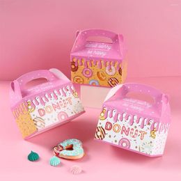 Gift Wrap Donut Candy Boxes Doughnut Birthday Kids Packaging Box Baby Shower Party Supplies