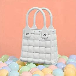 5A Bogg Silicone Beach large tote Luxury Eva Plastic Beach Bags Pink Blue Candy Women cosmetic Bag PVC Basket travel Storage bags Outdoor Handbag bag