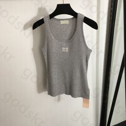 Sexy Thin Knitted Vest Women Summer Breathable Crew Neck Crop Tops Simple Sleeveless Camisole T Shirt