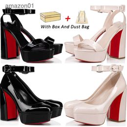 With Box Red Bottoms Heel Sandal designer shoe High Heels 14CM So Kate Nude White womens ladies Dress Party Wedding Office Career Genuine Leather Point Toe Pumps s BWCA