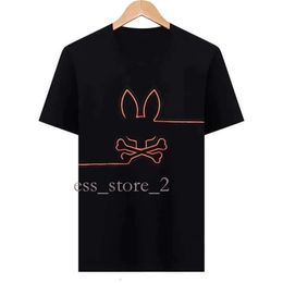 Psyco Bunny shirt Psychological T-shirts Psyco Rabbit t Shirt American Designer Business Fashion Tees Mens Women Usa High Street Polos Skull Rabbits Bunny 24ss 762
